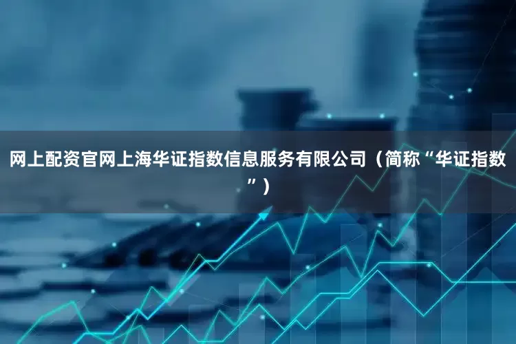 网上配资官网上海华证指数信息服务有限公司（简称“华证指数”）