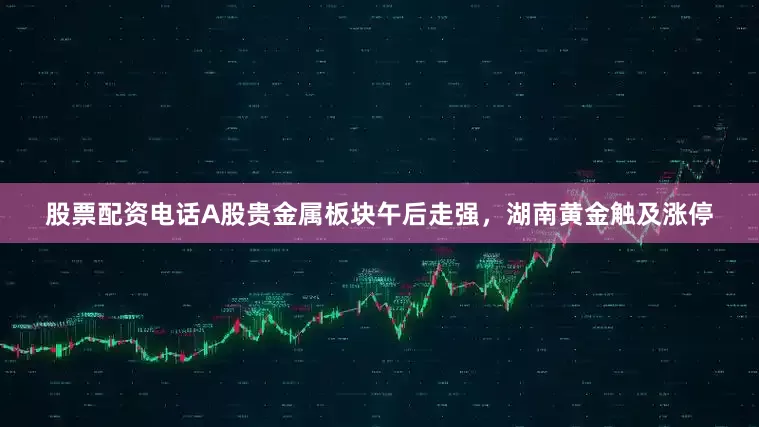 股票配资电话A股贵金属板块午后走强，湖南黄金触及涨停